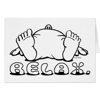 Relax Notecards by littlepig