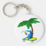 Relax on The Beach Key Chains