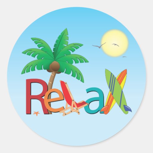 relaxing stickers