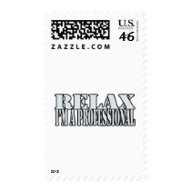 Relax t-shirt postage by Foozyo Relax t-shirt postage