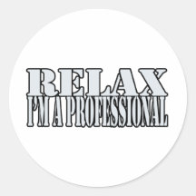 Relax t-shirt sticker