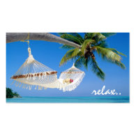 relax travel business card