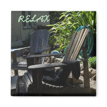 Relax, you deserve it magnet