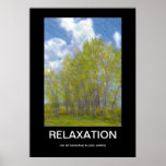 Relaxation Demotivational Poster posters