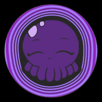 Relaxed Tako-Chan Stickers stickers