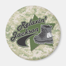 Relaxin' Jackson Fridge Magnets
