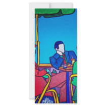 Relaxing by Piliero Custom Rack Card