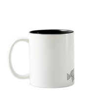 Relaxing Cat Doodle Art mugs
