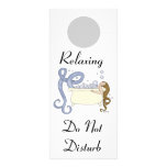 Relaxing Do Not Disturb Mermaid Door Hanging Rack Cards