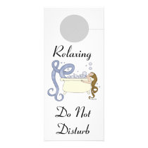 Relaxing Do Not Disturb Mermaid Door Hanging Rack Cards