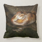 Relaxing Duck throwpillow