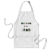 Relaxing in my yard aprons