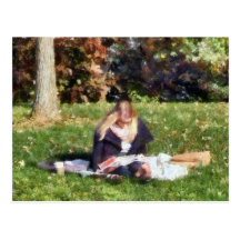 Relaxing in the Park Post Card