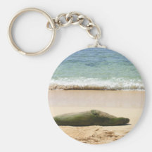 Relaxing Monk Seal Keychains