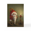 Relaxing Santa card