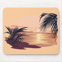 Relaxing sunset mousepads by magnetic Relaxing sunset mousepads
