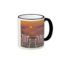 Relaxing Tropical Honeymoon Coffee Mugs