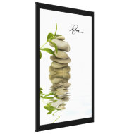 Relaxing Zen Stones Reflection Canvas wrappedcanvas