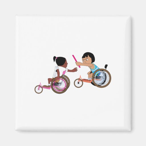 Relay Race Fridge Magnets