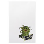 release the kraken stationery paper