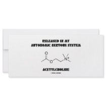 Released Autonomic Nervous System Acetylcholine Rack Card