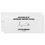 Released Autonomic Nervous System Acetylcholine Rack Card