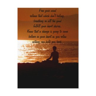 Releasing it/Thinking of You_ Postcard