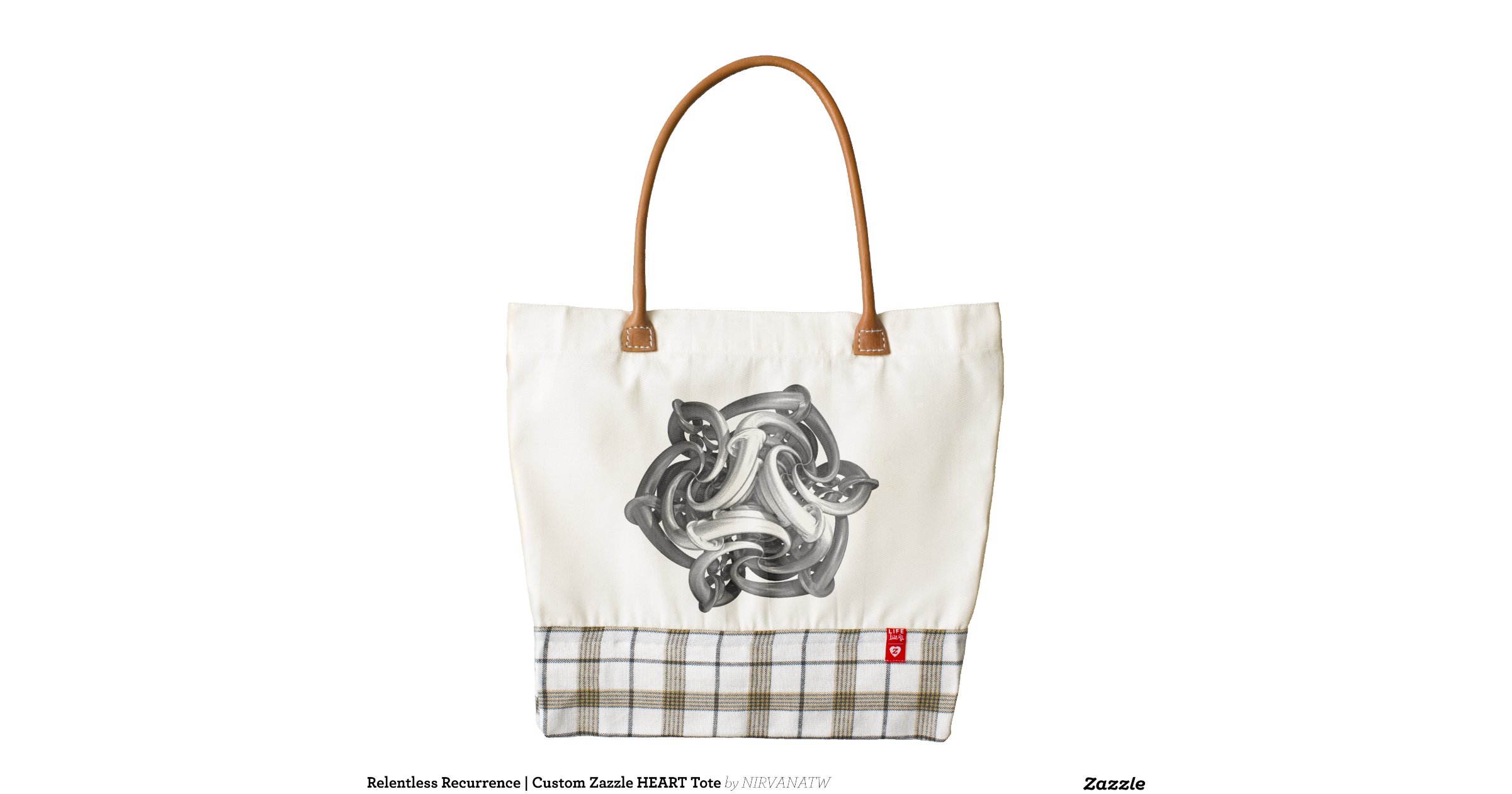 ... Recurrence | Custom Zazzle HEART Tote Zazzle HEART Tote Bag | Zazzle