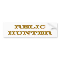 Relic Hunter Bumper Sticker bumper stickers by soozrowan Relic Hunter Bumper Sticker bumper stickers