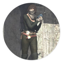 Relict Hunter Round Stickers