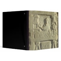Relief depicting a flower and vegetable seller binders