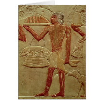 Relief depicting a porter card