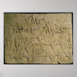 Relief depicting circus games posters