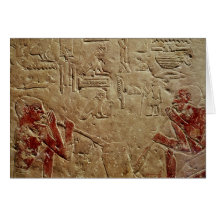 Relief depicting glass blowers cards