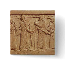 Relief depicting King Shalmaneser III Pins