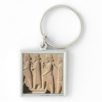 Relief depicting Median guards from stairs Keychain