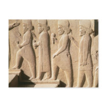 Relief depicting Median guards from stairs Post Cards