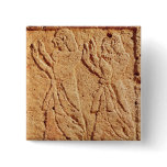 Relief depicting servant paying homage to the buttons