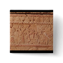 Relief depicting servant paying homage to the pins