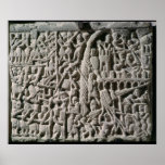 Relief depicting the Siege of Carcassonne Print