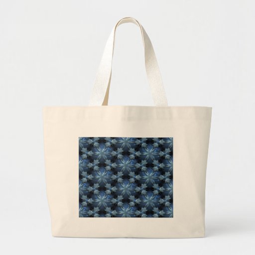 relief pattern blue jumbo tote bag
