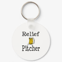 Relief Pitcher keychains by CelebrationZazzle Relief Pitcher keychains