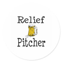 Relief Pitcher stickers by CelebrationZazzle Relief Pitcher stickers