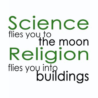 Religion and Science Atheist shirt