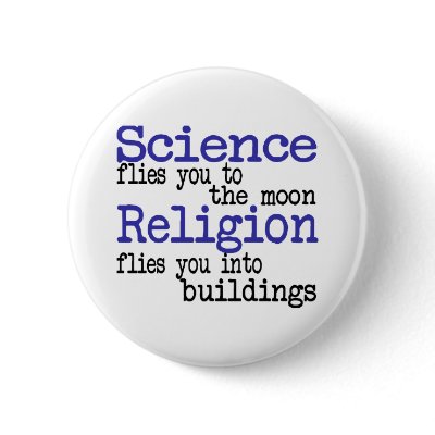 Religion and Science Pin by EllesPlanet