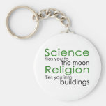 Religion and Science Keychain