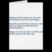 Religion and the Bush Administration cards