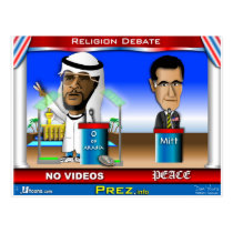 Religion Debate postcards