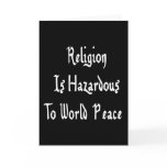 Religion Hazard Greeting Card