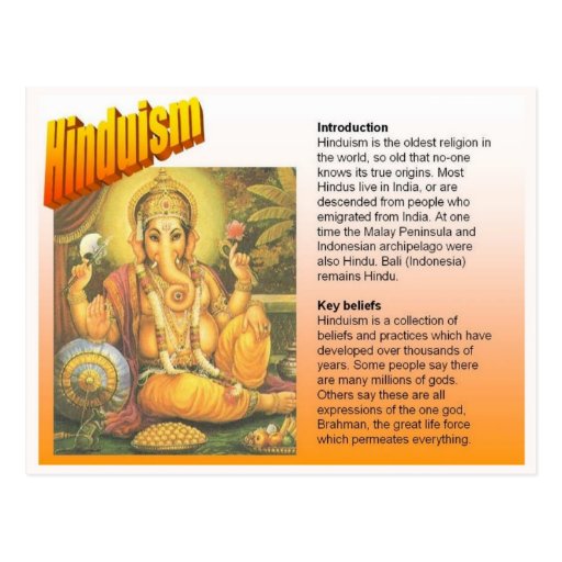 religion-hinduism-key-beliefs-postcard-zazzle